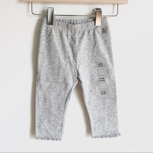 NWT Baby Gap Heather Gray Leggings 6-12 mos
